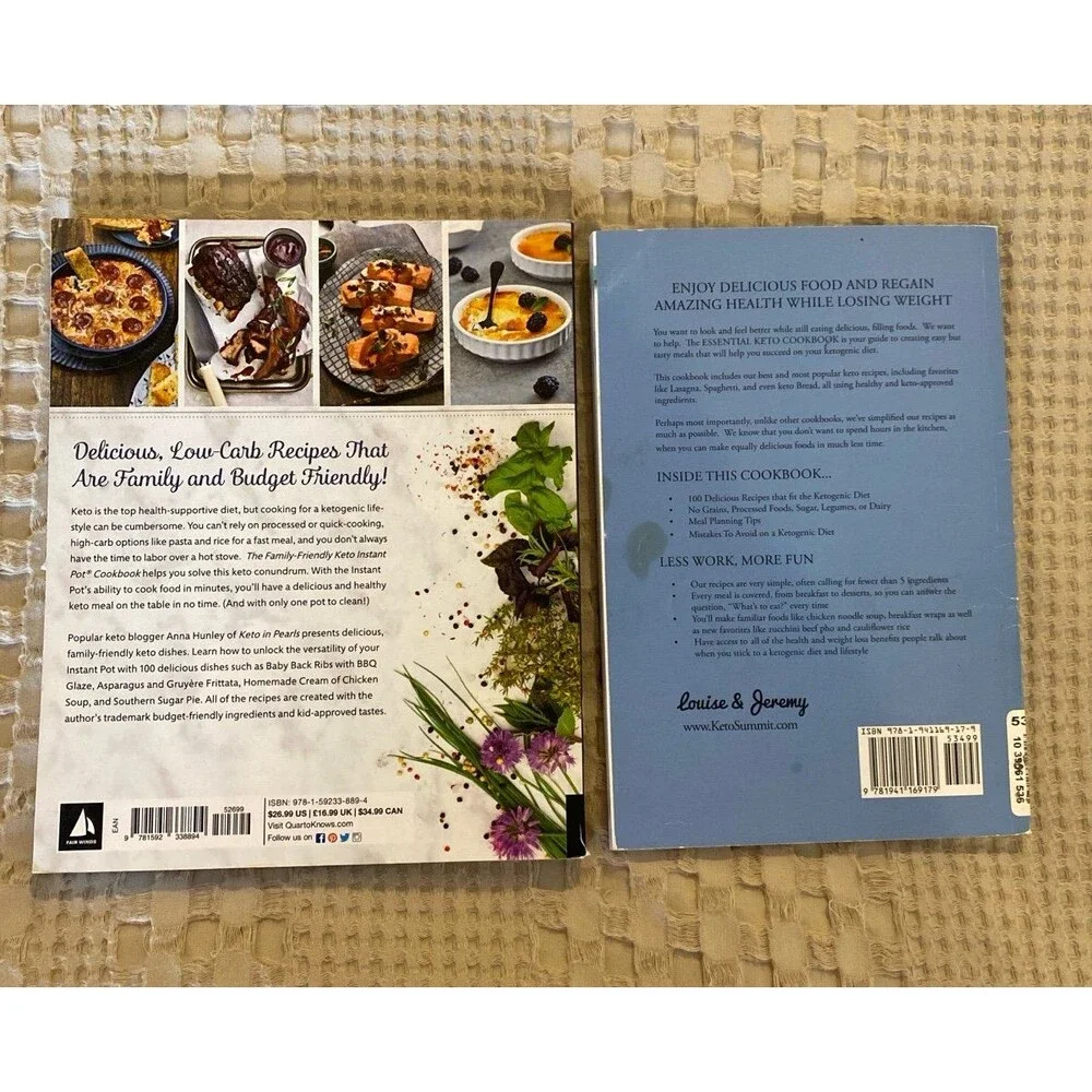 The Essential Keto CookBook & Keto Instant Pot Cookbook Recipes Photos‎ Low Carb